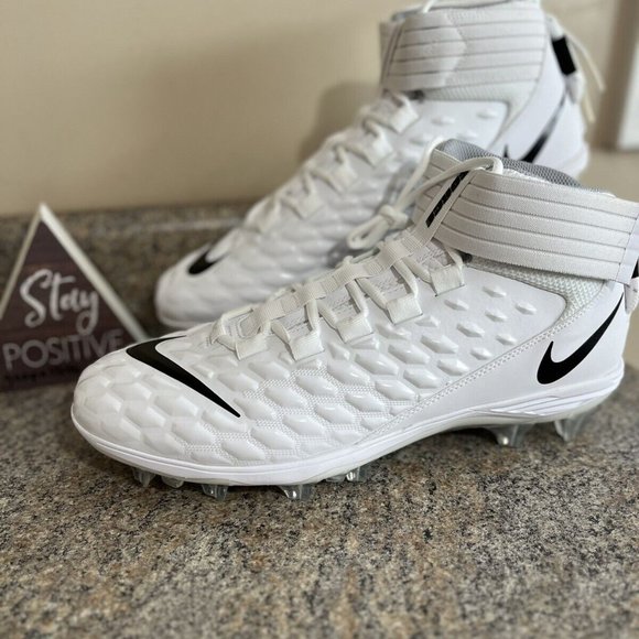 Nike Force‎ Savage Pro 2 Football Cleats White AH4000-100 Men’s Sizes 13 - Picture 1 of 7